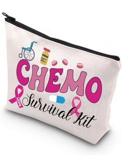 WCGXKO WCGXKO Chemo Care Package For Women Chemo Survival Kit Chemotherapy Treatment Zipper Pouch Cosmetic Bag (Chemo purple1) 