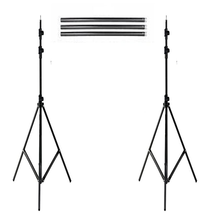 PICPRO Background Stand Kit for Decoration,Photography & Videography Support Kit with Carry Bag (9ft x 9ft) Portable Foldable & Adjustable for Decorative Photoshoot/Videoshoot - Image 3