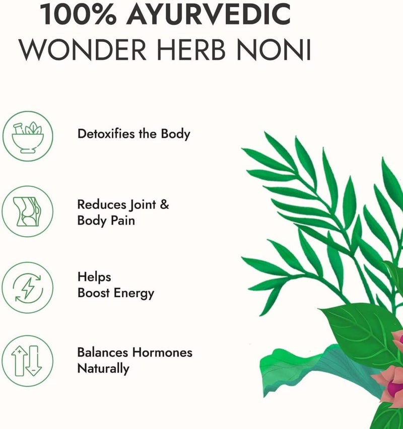 Kapiva Noni Juice 1L - Aids Detox, Digestion & Rejuvenation with Garcinia & Ashwagandha - Image 5
