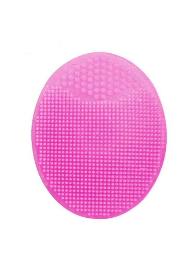 Baby Massage Wash Pad Face Exfoliating Soft Blackhead Facial Clean Silicone Shampoo Brush Bath Skin Deep Wash Massage Brush (Pink)
