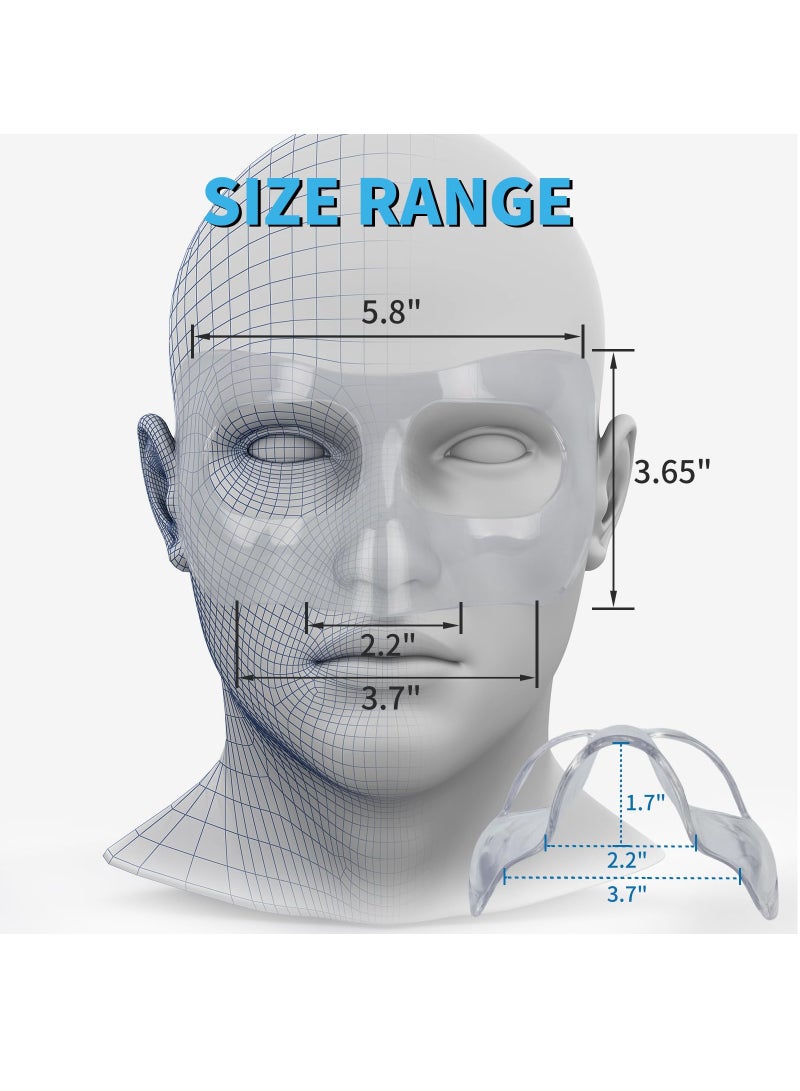 KASTWAVE Nose Guard for Broken Nose, Face Shield Masks for Soccer and basketball Sports, Adjustable for Adults and Teenagers, Suitable for Men and Women - Image 2