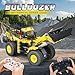 Reobrix Bulldozer Building Blocks Set 22009 Engineering Vehicle Model Kit for Adults Remote Control Excavator Toy with 4Wheel Drive Gifts for Adults Ages 14 1876 Pieces - Image 4