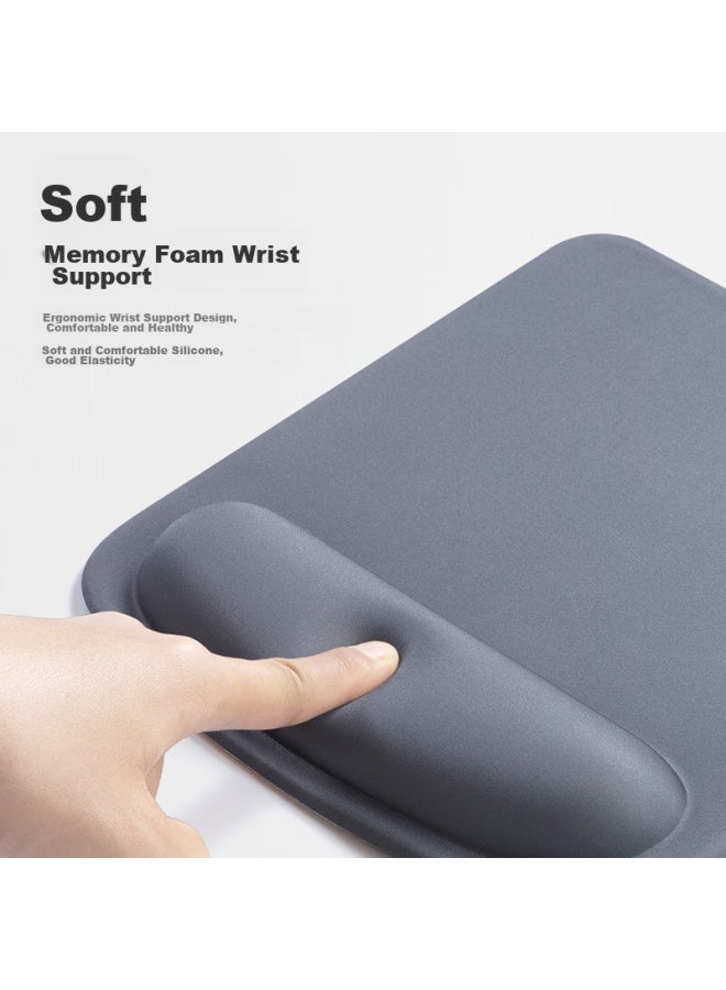 Womt Wumei Wrist Rest Mouse Pad, Laptop Desk Mouse Hand Support Pad, Memory Foam Non-slip Wrist Rest, Office Typing And Gaming Wrist Pad For Men And Women - Image 2