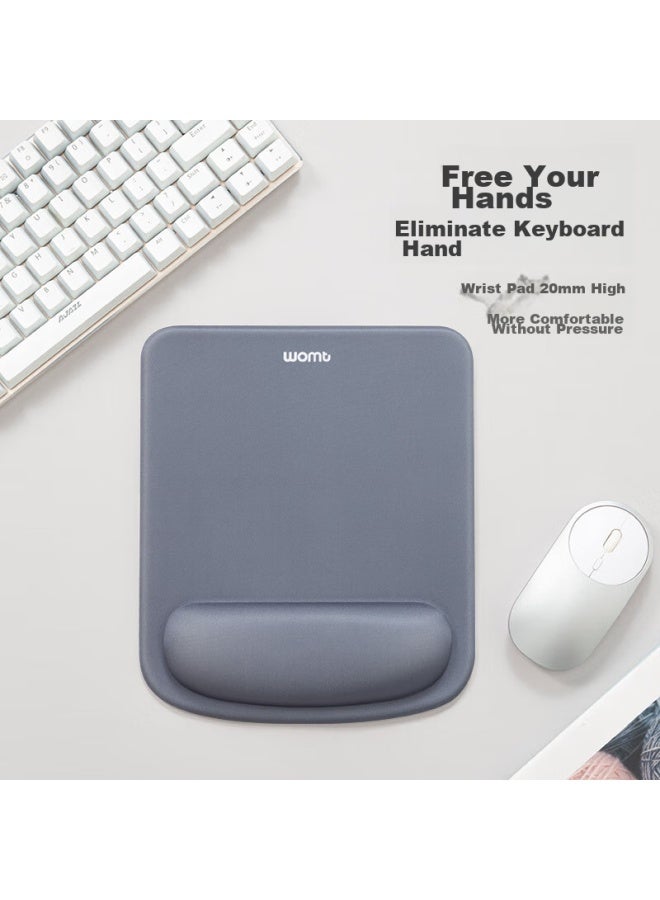 Womt Wumei Wrist Rest Mouse Pad, Laptop Desk Mouse Hand Support Pad, Memory Foam Non-slip Wrist Rest, Office Typing And Gaming Wrist Pad For Men And Women - Image 3