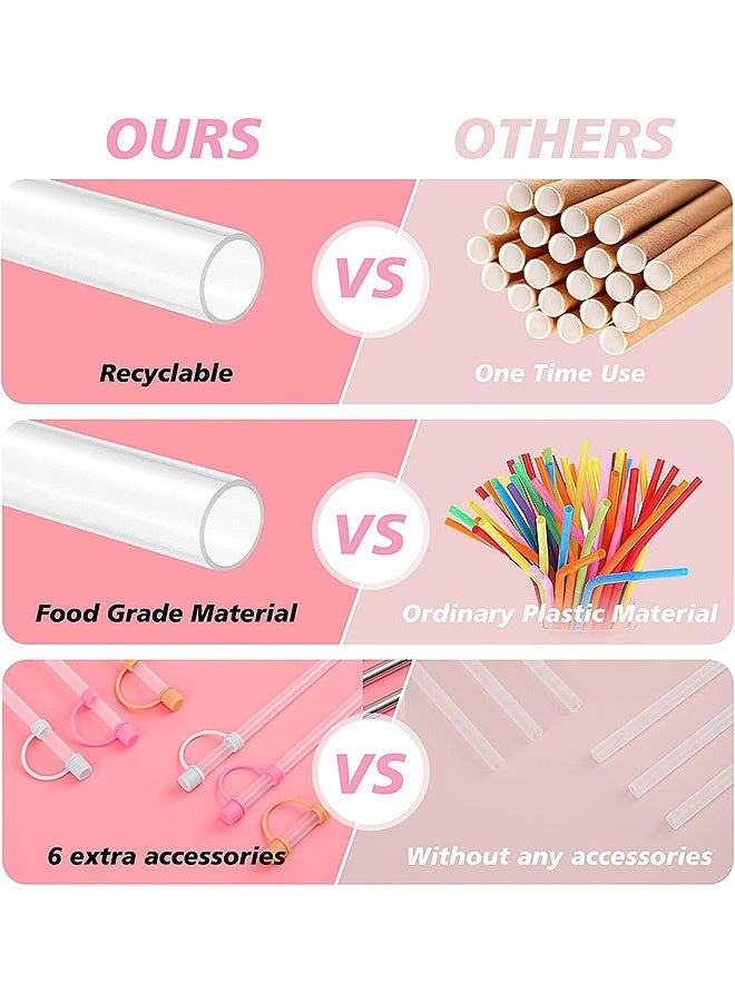 Photon 6 أزواج من شفاطات الشرب البديلة، غطاء سيليكون صالح للطعام، شفاطات أكواب ستانلي 40 أونصة و30 أونصة وما إلى ذلك - Image 3