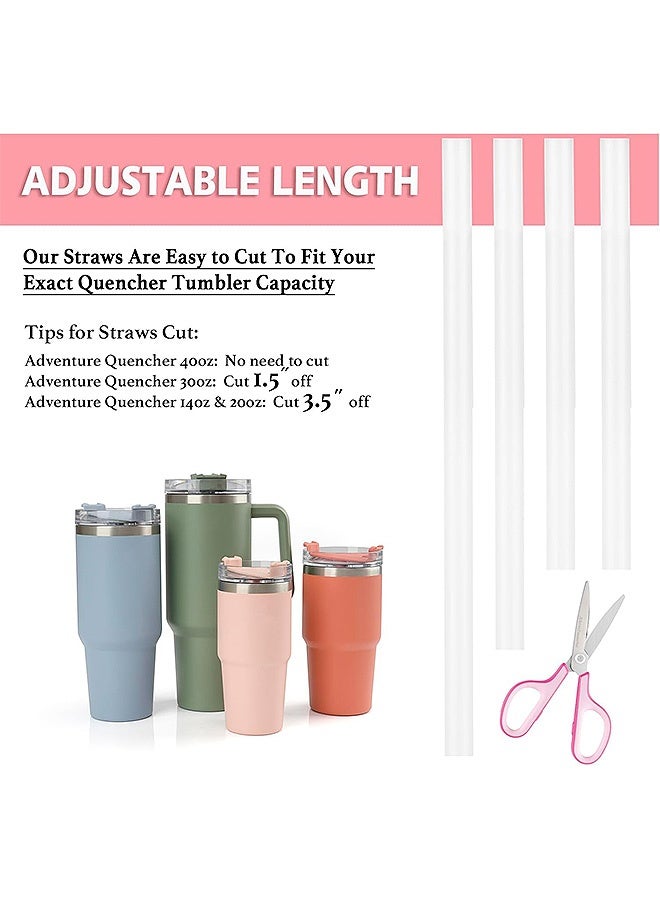 Photon 6 أزواج من شفاطات الشرب البديلة، غطاء سيليكون صالح للطعام، شفاطات أكواب ستانلي 40 أونصة و30 أونصة وما إلى ذلك - Image 5