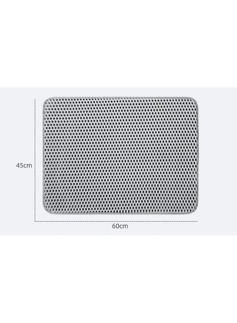 Novahome EVA Double-Layer Cat Litter Mat – Thick, Anti-Tracking, Waterproof, Scratch-Resistant Pet Mat 45x60cm - Image 5