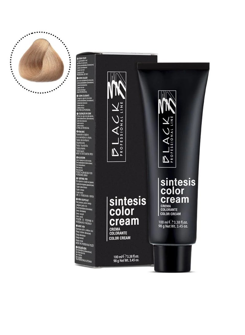 بلاك بروفيشينال لاين كريم سينتيسيس الأسود بلوند ذهبي فاتح 9.3 - لون شعر دائم بإشراقة مكثفة - Image 1