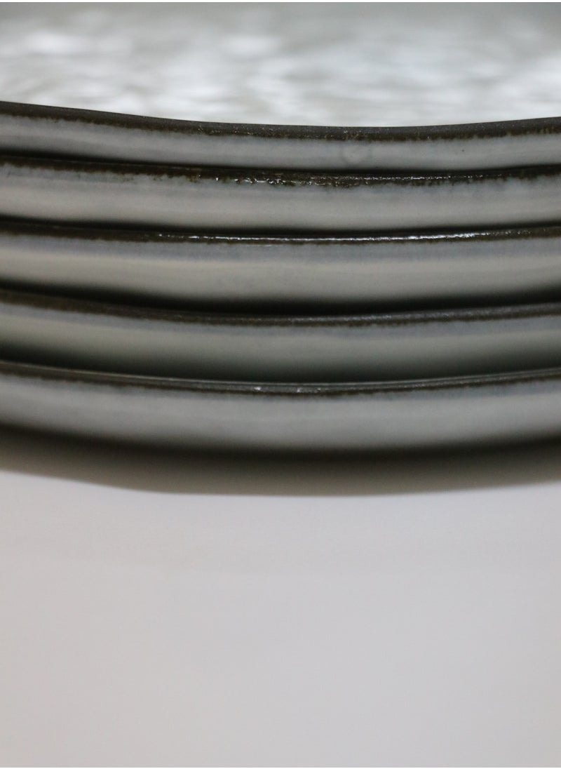 LOFT PLATE SET,SET OF 12 PCS,STONEWARE-202173B  - Image 5
