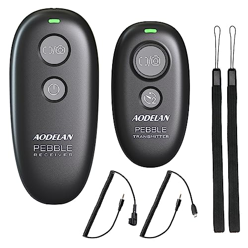 AODELAN Camera Wireless Shutter Release Remote Control for Sony Alpha a7 A7R A7RIII A77II A6000 A3000 A6300 A500 A200 A5100 A9 A560 A700 A850 HX300 RX100 VA RX100 VI Replace RML1AM and RMSPR1 - Image 1