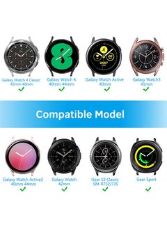 O Ozone Metal Band For Samsung Galaxy Watch 7 6 5 4 FE 40mm 44mm 45mm/Galaxy Watch 6 4 Classic 43mm 47mm 42mm 46mm Solid Stainless Steel Strap -Black  - Image 2
