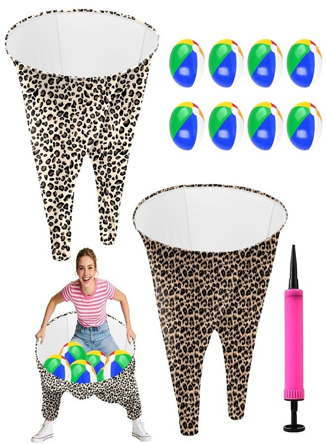 ROMANKAS Granny Pants Game, Granny Pants Outdoor Game with 4PCS Granny Pants 16 Bouncy Balls & 1 Air Pump（Random Color）, Granny Pants Yard Game for Adults and Family Entertainment Group Activities - Image 1
