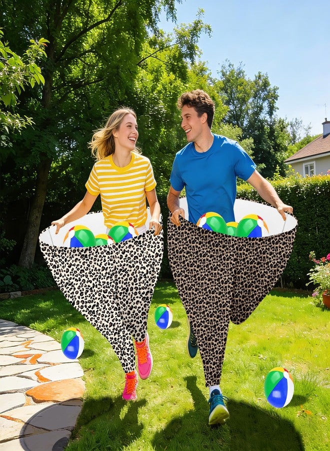 ROMANKAS Granny Pants Game, Granny Pants Outdoor Game with 4PCS Granny Pants 16 Bouncy Balls & 1 Air Pump（Random Color）, Granny Pants Yard Game for Adults and Family Entertainment Group Activities - Image 3
