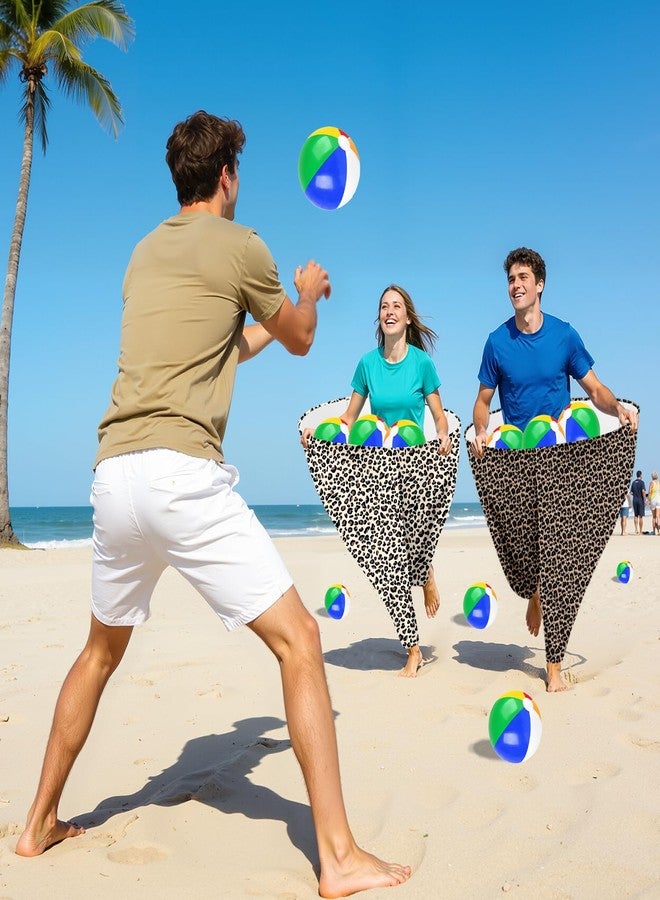 ROMANKAS Granny Pants Game, Granny Pants Outdoor Game with 4PCS Granny Pants 16 Bouncy Balls & 1 Air Pump（Random Color）, Granny Pants Yard Game for Adults and Family Entertainment Group Activities - Image 2