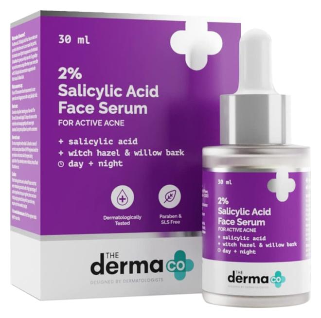 The Derma Co 2% Salicylic Acid Face Serum for Acne & Acne Marks - 30 ml - Image 1
