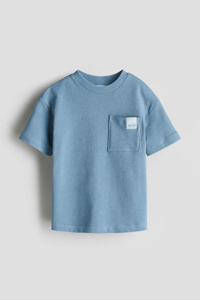 H&M Jacquard-jersey cotton T-shirt