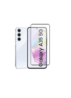 يويو تيك واقي شاشة لهاتف Samsung Galaxy A35 5G 6.6 بوصة بتغطية كاملة من الزجاج المقسى  - Image 1
