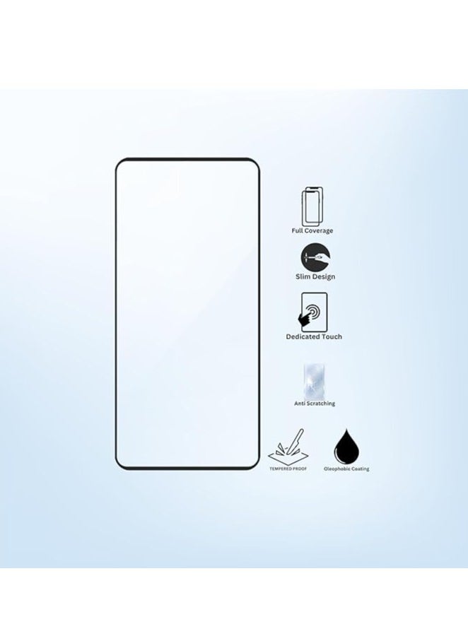 YoYoTech Screen protector for Samsung Galaxy A35 5G 6.6 Inch Full Coverage Tempered Glass Film  - Image 4