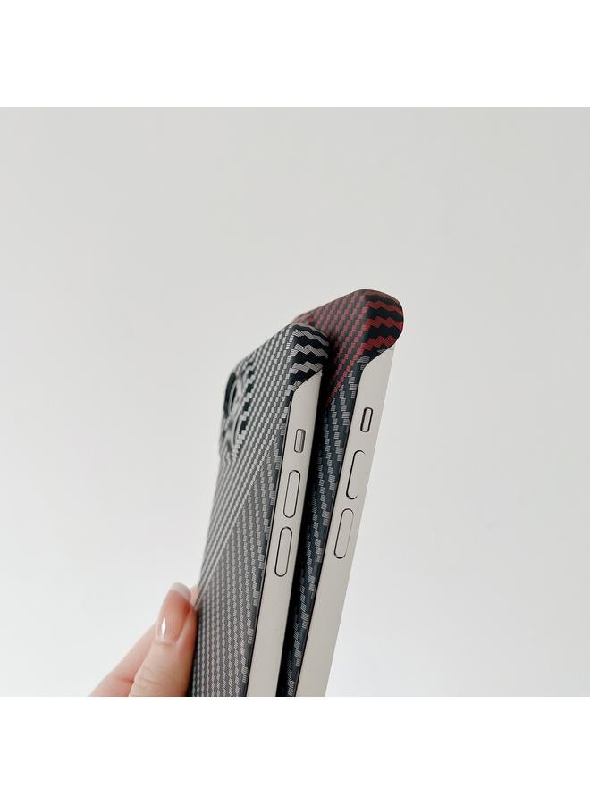 Zaboon Case For iPhone 13 Carbon Fiber Texture PC Phone Case - Image 4