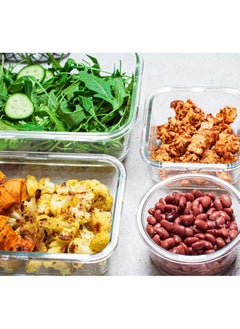 HOPHOP Premium 30-Piece Glass Food Storage Containers Set - Upgraded Snap Locking Lids  - Image 4