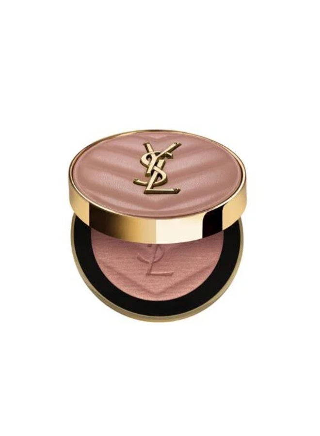 Yves Saint Laurent YSL Make Me Blush 24H Buildable Blurring Powder Blush 12 Nocturnal Nude – Long-Lasting Soft-Focus Matte Powder Blush - Image 1
