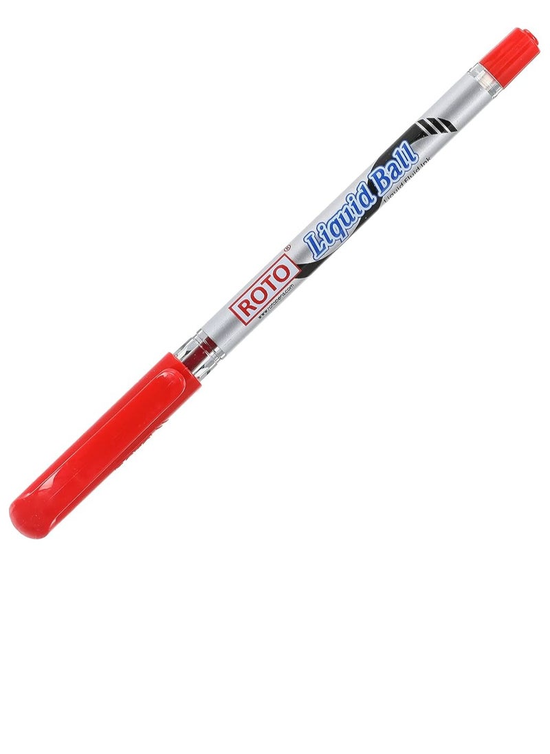 Roto - Liquid Ball Red 12-Piece Ballpoint Pen Set - Image 1