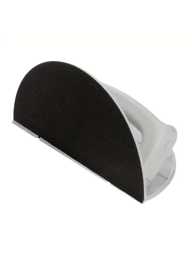 9 Inch Semi Circular Sandpaper Holder Ergonomic Handle Self Adhesive Sanding Rack - Image 5