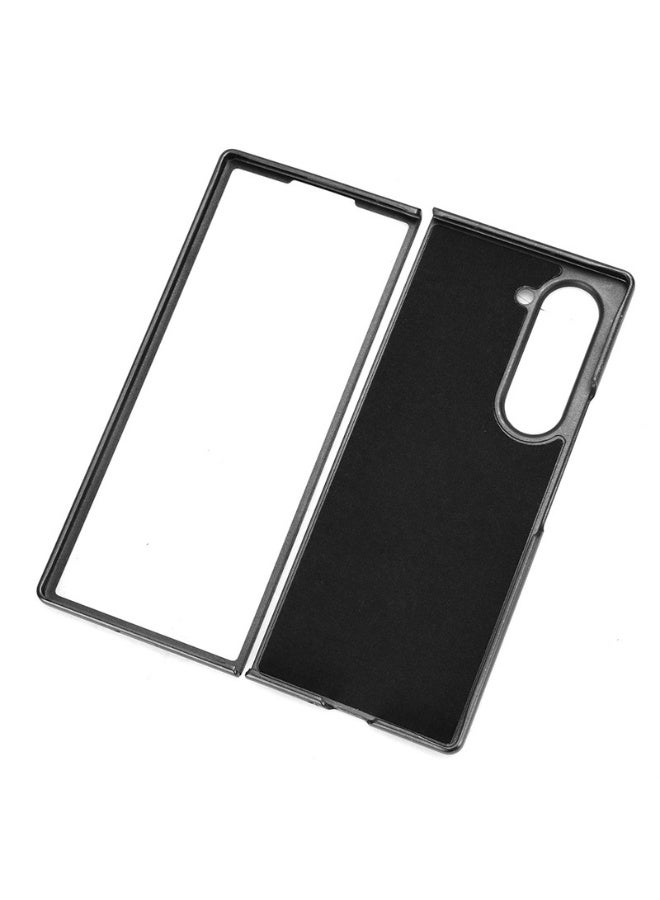 عام غطاء هاتف سامسونج جالكسي زد فولد 6 5G 2024، بإكسسوارات خلوية بنمط شبكي، من TPU الناعم والطبقة المزدوجة المطاطية المتينة للرجال والنساء. - Image 4