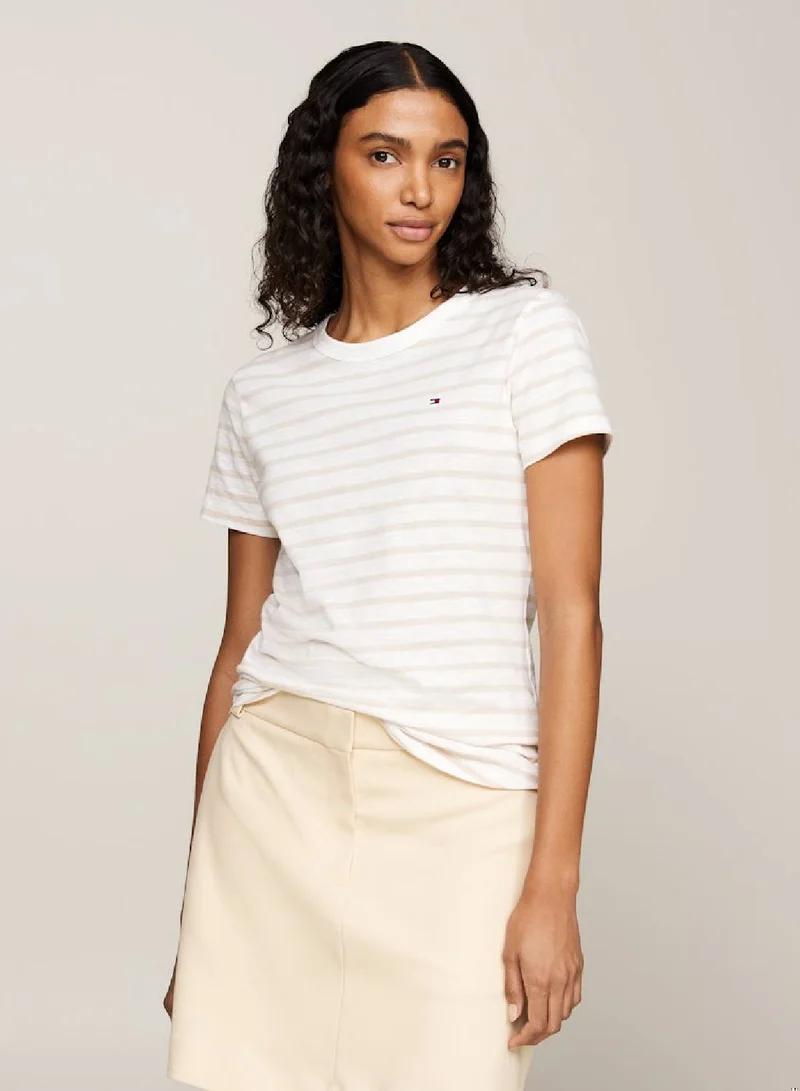 1985 Collection Textured Stripe Slim T-Shirt