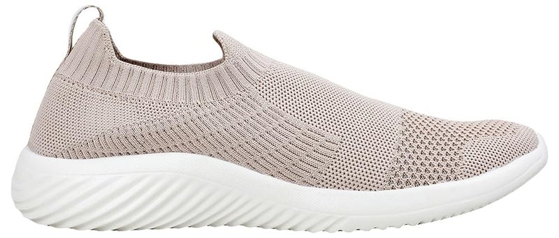Max Women Textured Slip-On Sports Shoes, Beige, 38 - Image 1