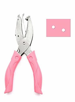 KASTWAVE Handheld 1/8 Inch Hole Paper Punch Puncher with Pink Grip（Circle-1/8"） Brand: KASTWAVE  - Image 1