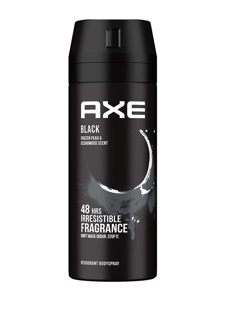 Body Spray For Men Black 150Ml