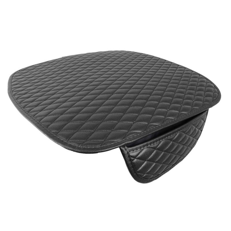 BAGILO Car Seat Mat Vehicle Seat Cover Car Seat Cushions Front Single Seat Cover (Pack of 01) (Front Seat Black) - Image 1