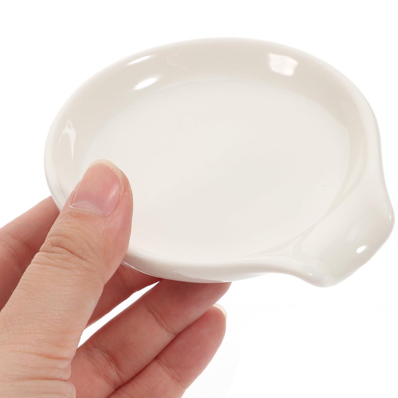 Ceramic Soup Spoon Rest Holder Tray For Kitchen Counter Hot Pot Use - Image 5