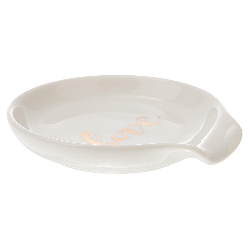 Ceramic Soup Spoon Rest Holder Tray For Kitchen Counter Hot Pot Use - Image 2