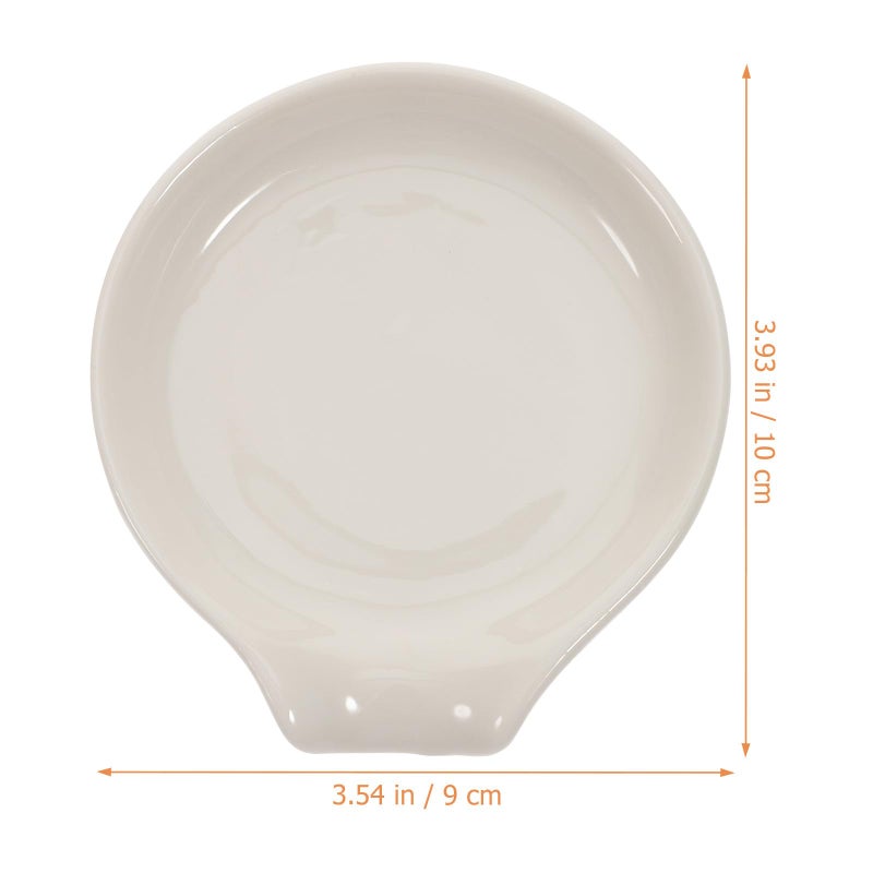 Ceramic Soup Spoon Rest Holder Tray For Kitchen Counter Hot Pot Use - Image 3