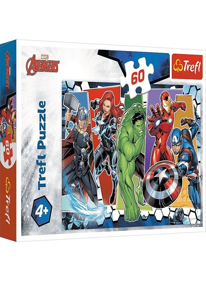 Trefl - The Avengers Invincible 60 Pieces - 17357 - Image 1