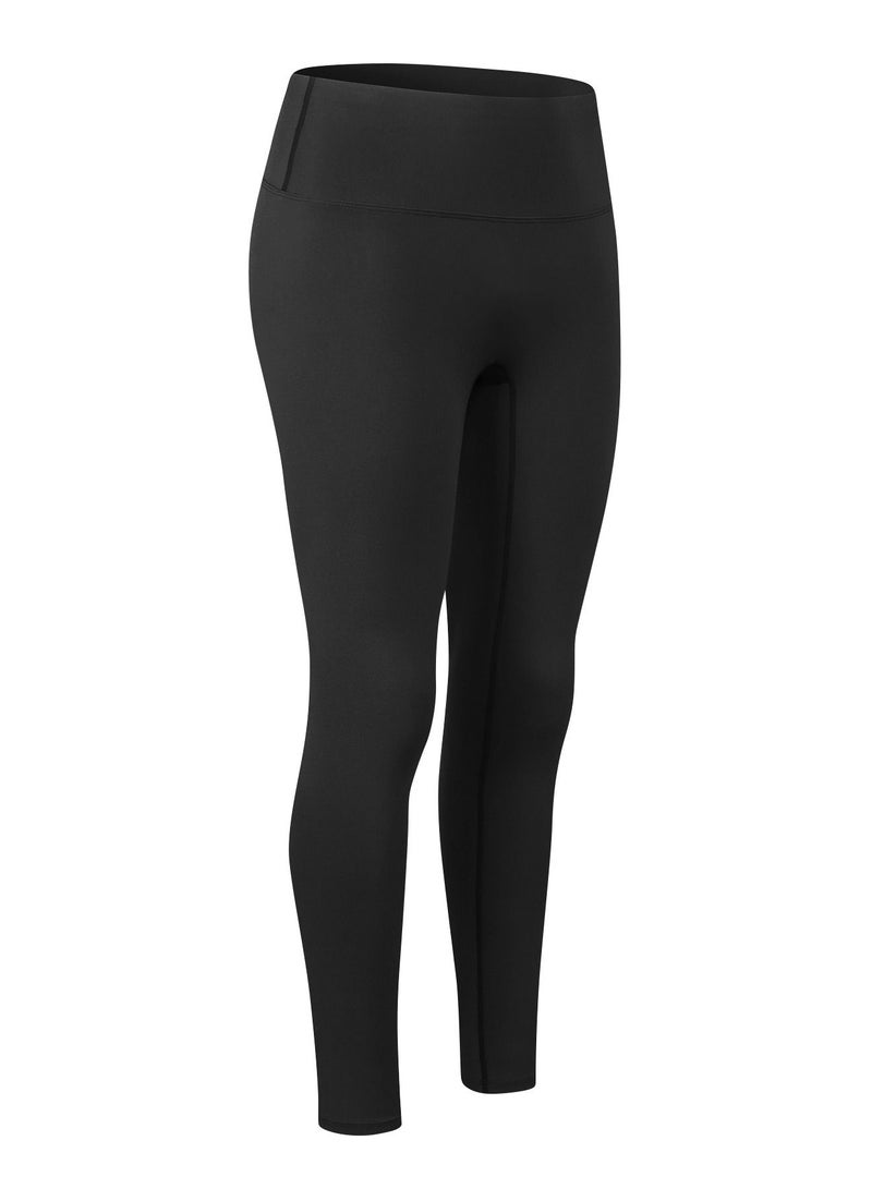 Loquat Women Quick Dry Breathable Elastic Pants Black - Image 1