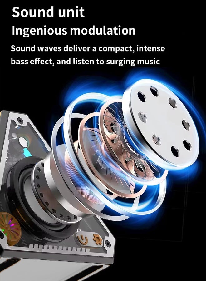 Vixplorn Wireless Bluetooth speaker,   Outdoor speaker   Smart speaker   Dual-device connectivity   With lighting   Portable for outdoor use - Image 5