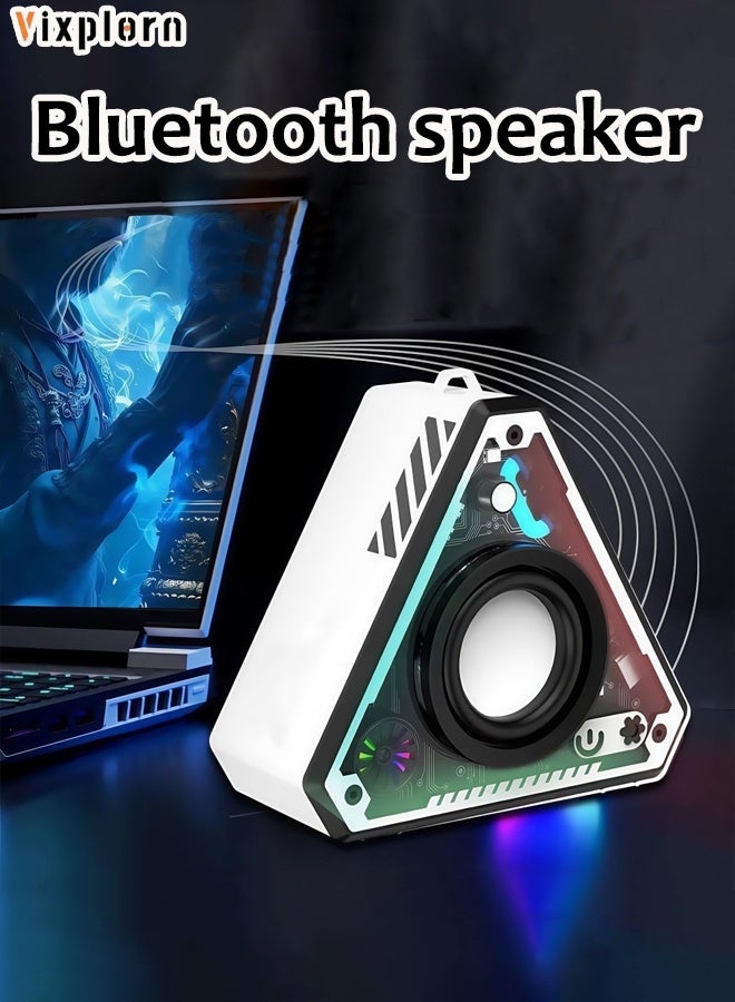 Vixplorn Wireless Bluetooth speaker,   Outdoor speaker   Smart speaker   Dual-device connectivity   With lighting   Portable for outdoor use - Image 1