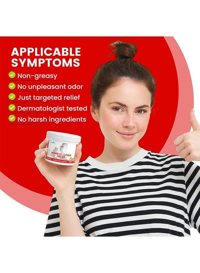 Sumifun Horse Chestnut Cream, Heating Extra Warming Joint Massage Gel Muscle Recovery,Cold Compress Gel for Relieving Repair Shoulder Neck Lumbar Spine and Leg Pain Protection Joint-80g  - Image 2