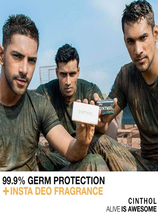 Cinthol Health+ Bath Soap, 100g (Pack of 6) - 99.9% Germ Protection & Insta Deo Fragrance - Image 3