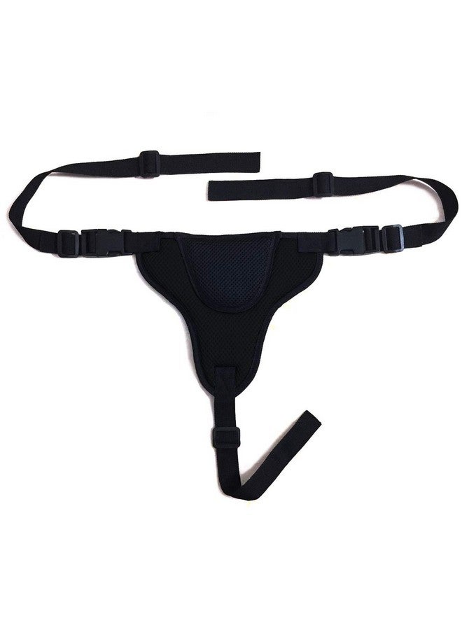 ZARPMA Baby Safety Belt with Guarding Pad,3 Point Safety Harness for Kid Infant Safe Strap for IKEA ANTILOP High Chair (Black)
