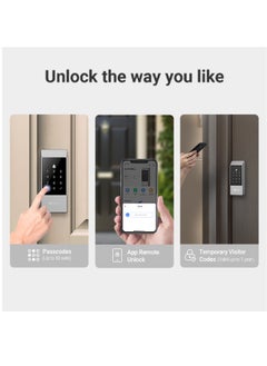 EZVIZ EZVIZ DL04 Smart Door Lock Smart Lock - Bluetooth & Wi-Fi Enabled, Multi-Method Keyless Entry, Remote Control, Anti-Tamper Alerts, Easy Installation - Ideal for Home Security  - Image 2