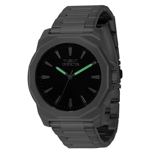 Invicta ساعة كواتز للرجال من إنفيكتا سبيدواي 42 مم من الفولاذ المقاوم للصدأ، فضي (الموديل: 46833) - Image 5