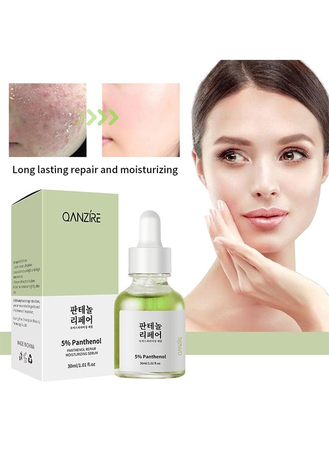 QANZIRE Panthenol Repair Moisturizing Serum - Contains 5% Panthenol Serum for Sensitivity, Acne, Calming Redness, Daily Skin Care Moisturizing and Hydrating, Barrier Repair Serum - 30ml - Image 1