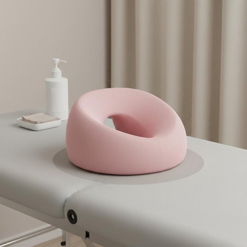 Massage Table Face Pillow Removable Washable Cover Memory Foam Face Cradle Headrest Cushion for Beauty Salon, Gray, Standard - Image 2