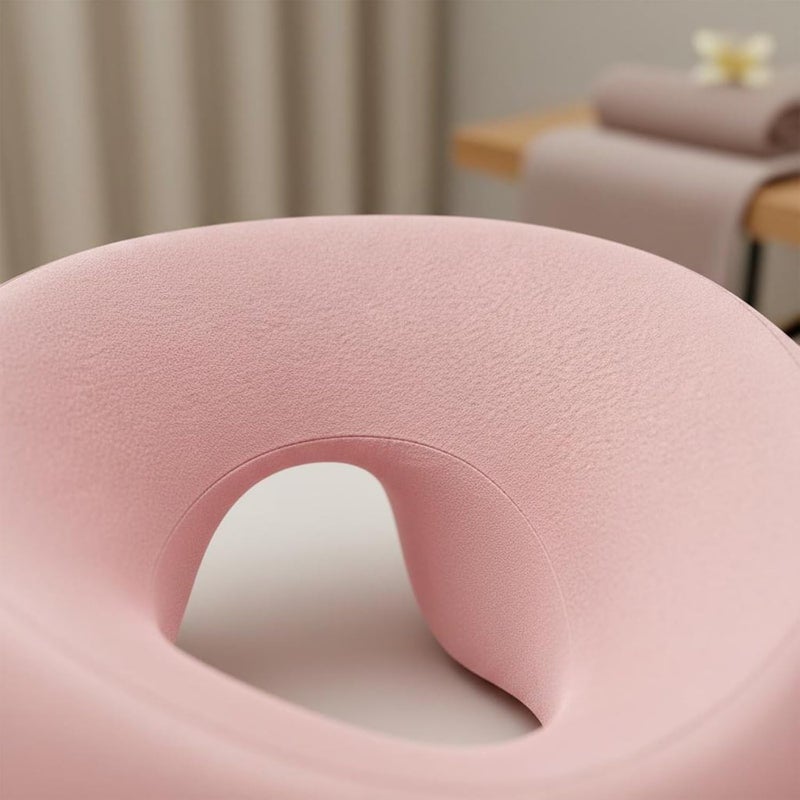 Massage Table Face Pillow Removable Washable Cover Memory Foam Face Cradle Headrest Cushion for Beauty Salon, Gray, Standard - Image 4