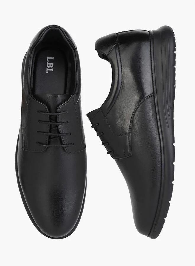 ال بي ال من شو اكسبرس Men Leather Lace-Up Derby Shoes