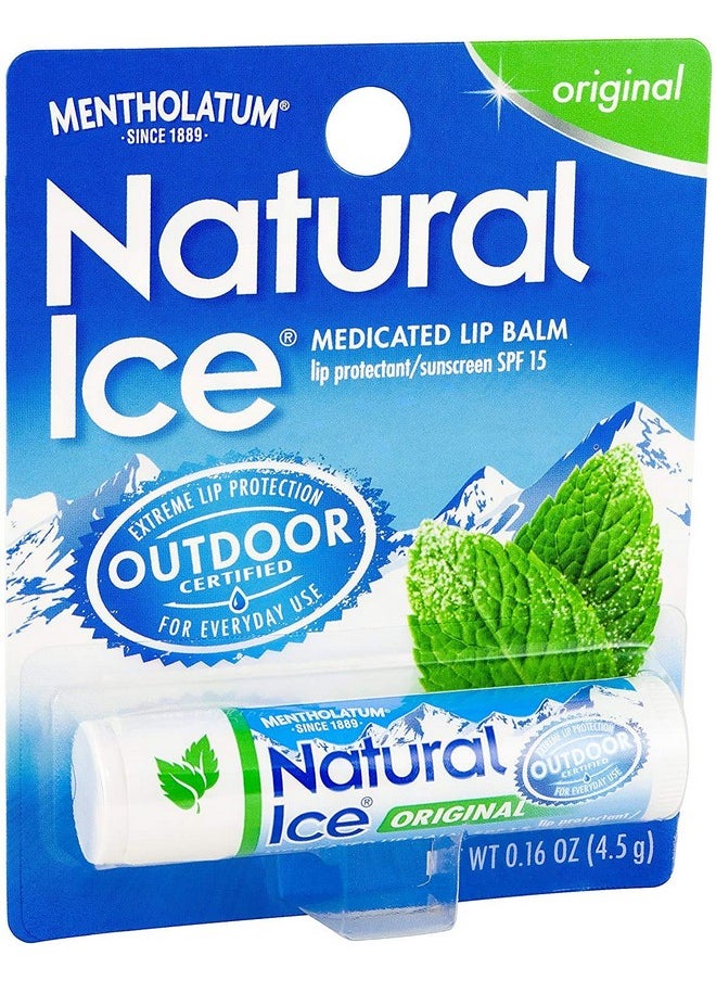 Natural Ice Medicated Lip Protectant/Sunscreen Spf 15 Original 48 Ea  - Image 1